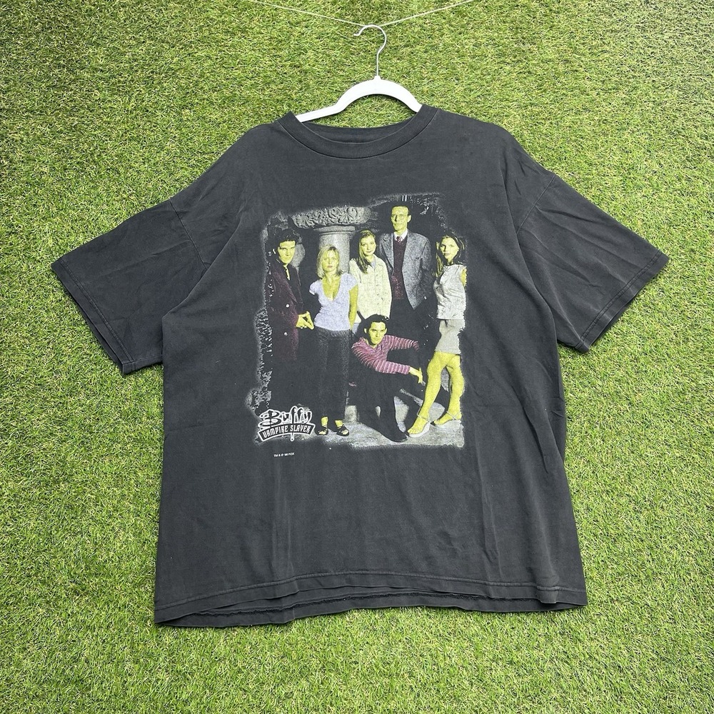1998 Buffy the Vampire Slayer Shirt Mens XL Vintage Horror TV Series Promo